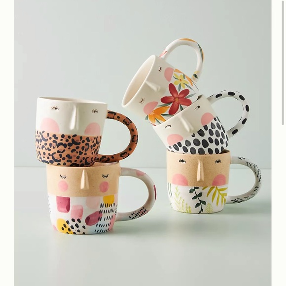 Anthropologie Other - Anthropologie doting mug new leaves green